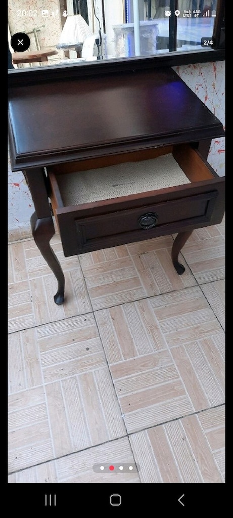 60 cm 45 cm 73 cm dresuar ahşap ceviz - 2