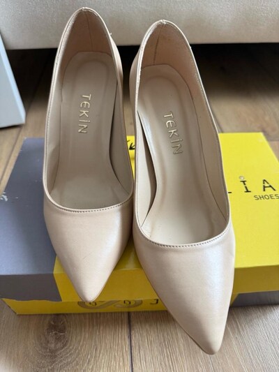 Somon renk stiletto