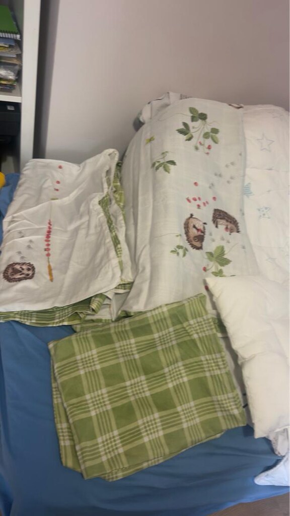 ikea bebek yorgan yastık - 2