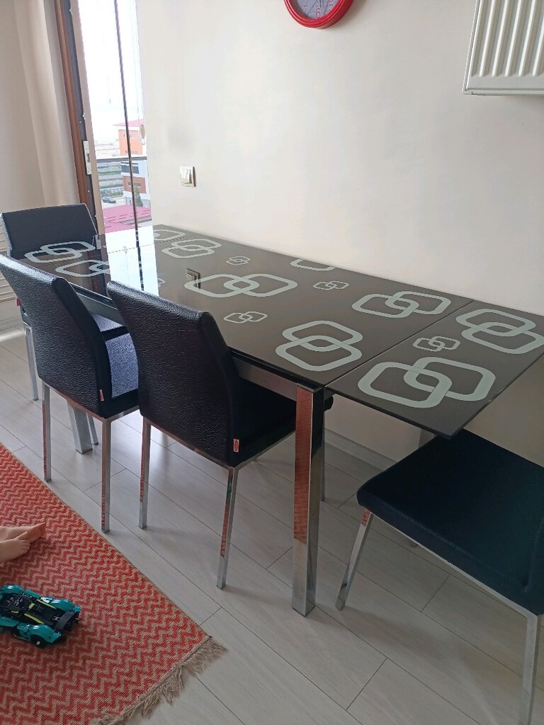 açılabilir mutfak masası+4 sandalye - 4