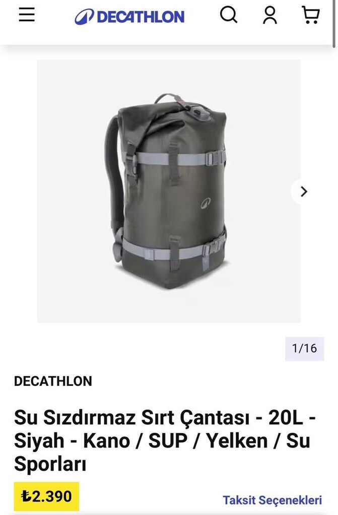 Seaflo Kano ve Decathlon ekipmanları - 2
