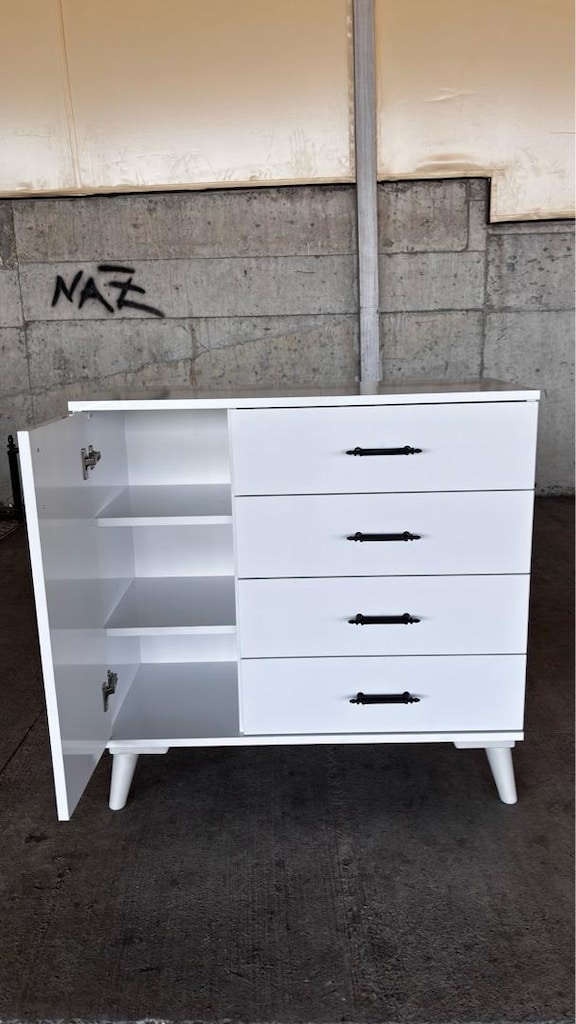çamaşırlık suya dayanıklı mdf ürün imalattan sıfır parlak beyaz 18Mm - 3