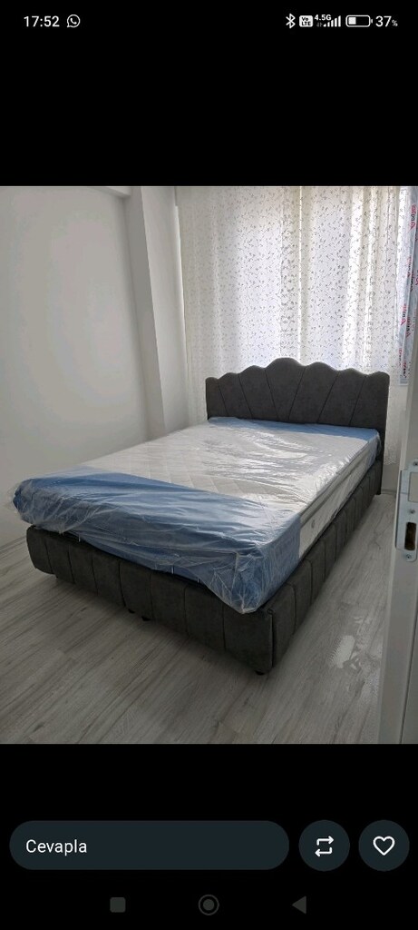 150/200 cm'lik baza Başlık yatak takım sandıklı baza - 7