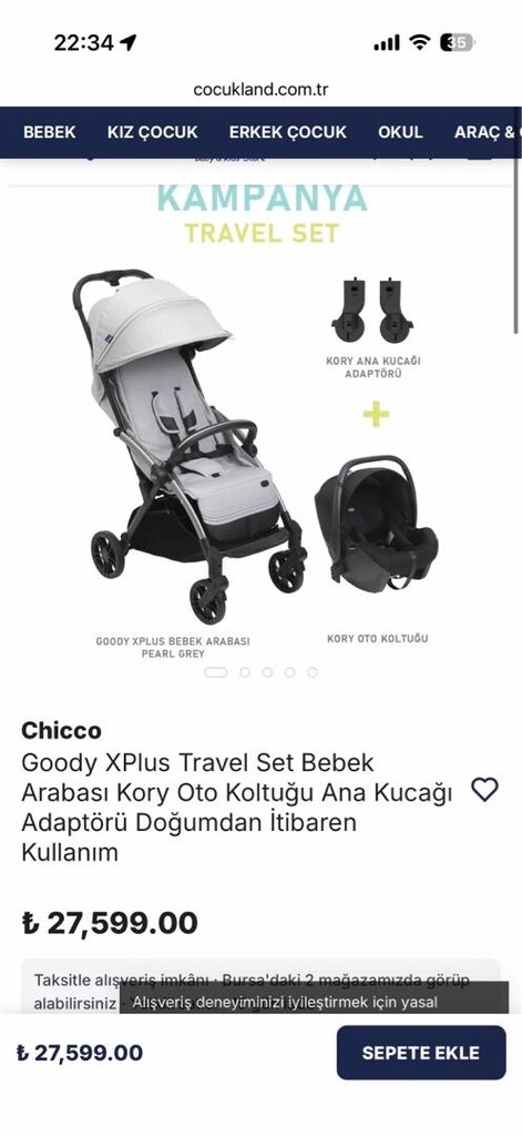 Chicco Goody Plus bebek arabasu - 2