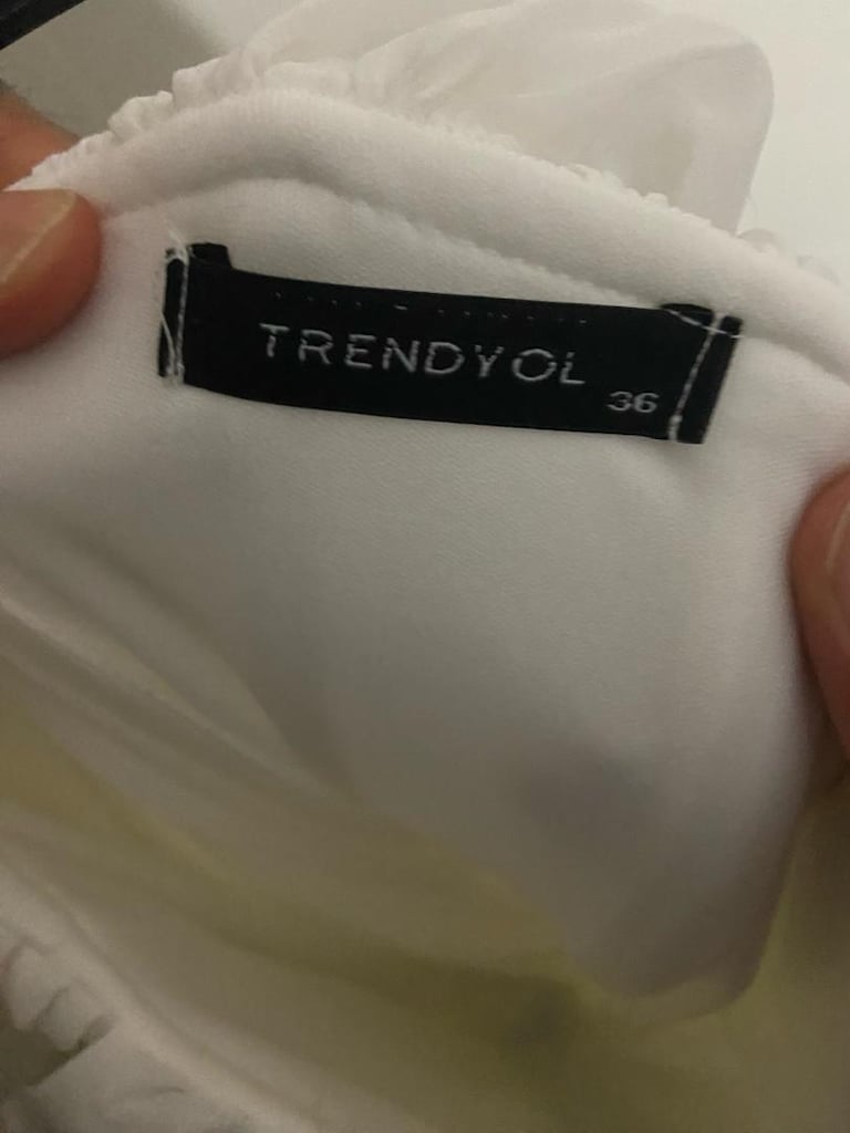 trendyoldan beyaz elbise - 3