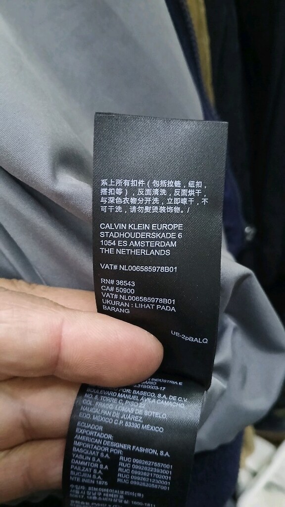 Calvin Klein Jeans lacivert renkli mont(M ve S bedene uyumludur..) - 10