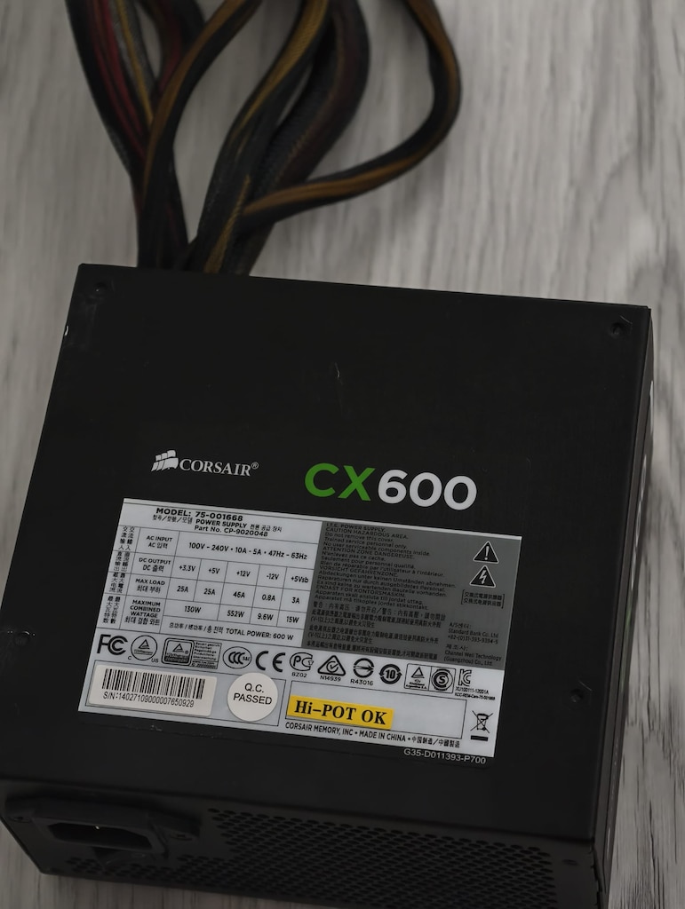 CORSAİR CX600 600WATT PSU - POWER SUPPLY - GÜÇ KAYNAĞI - 3