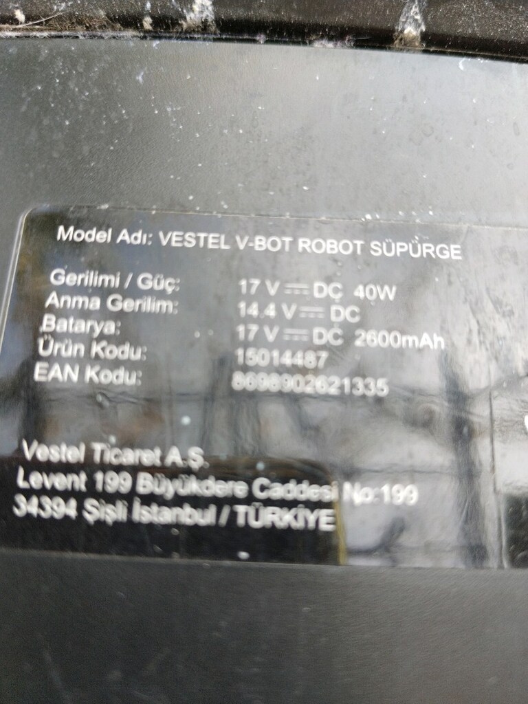 VESTEL ROBOT SUPURGE BİR KAÇ KEZ KULLANİLMİS ADAPTÖRÜ SARZ CİHAZİ YOK - 5