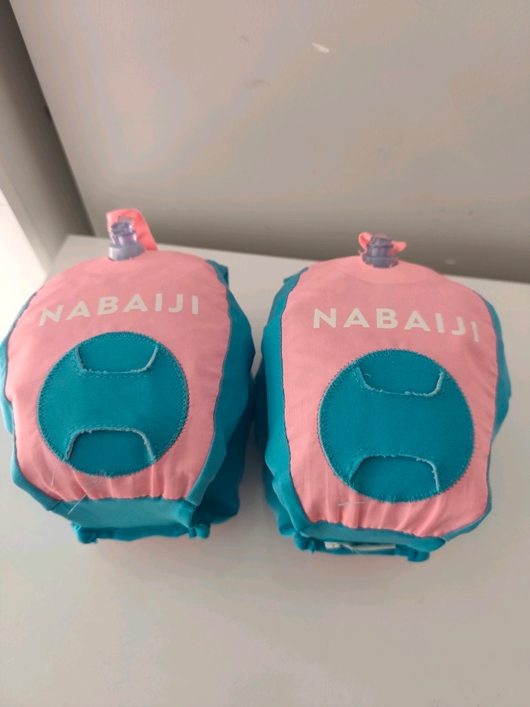 Nabaiji Çocuk Yüzme Kolluk Kemer Panda Baskılı Pembe 15-30 Kg - 3
