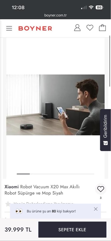 Xiaomi Moplu Robot Süpürge - 3