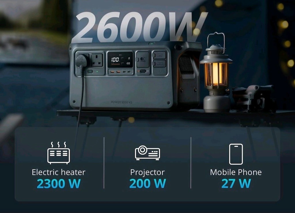 DJI Power 1000 v2 Taşınabilir Güç İstasyonu - 2