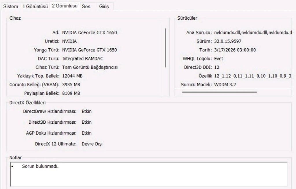 i5 10. Nesil Asus TuF G@ming 16 GB RAM tam bir oyun canavarı laptop - 9
