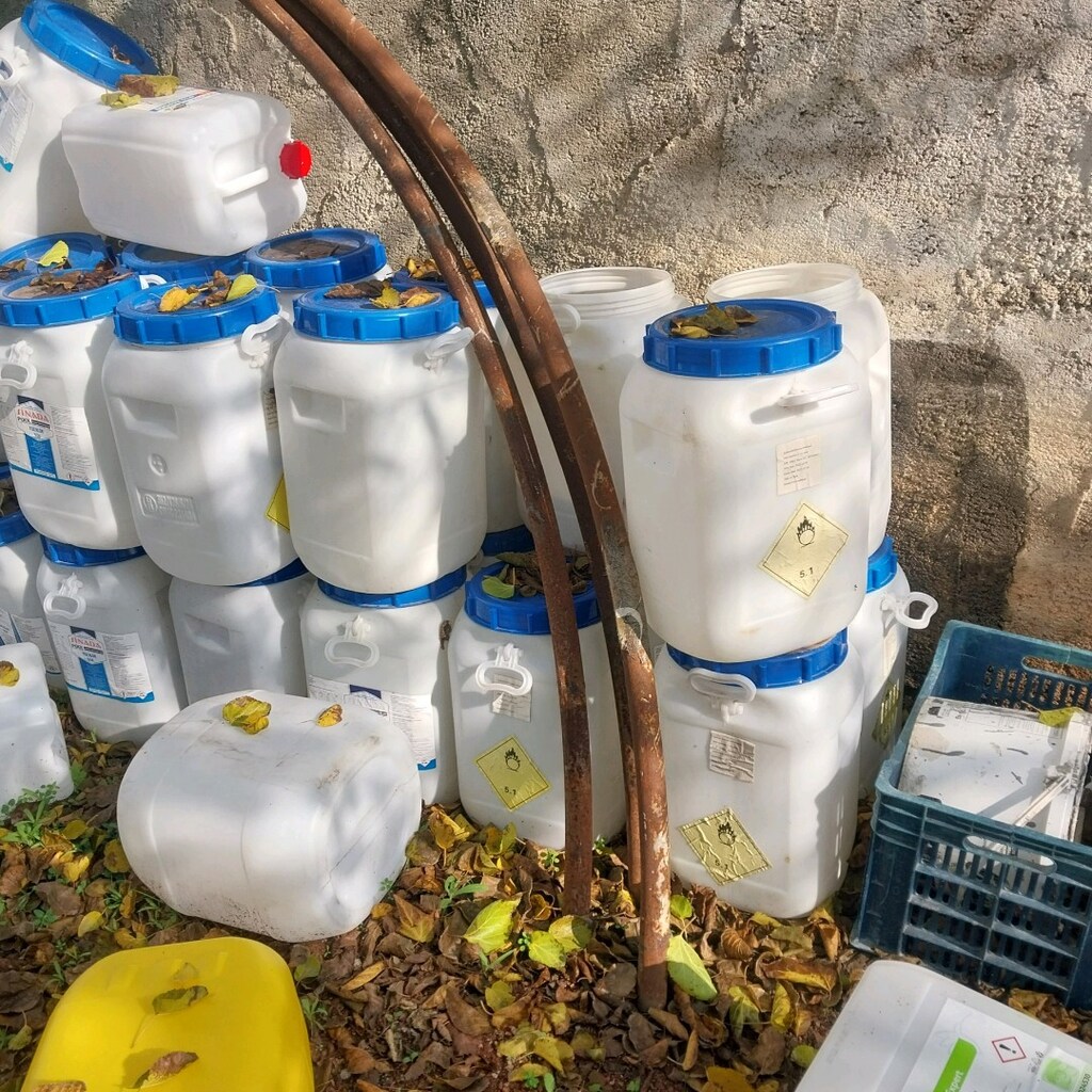 Ağzı açık bidon 50 litre lik havuz ilaçlama bidonlari - 16