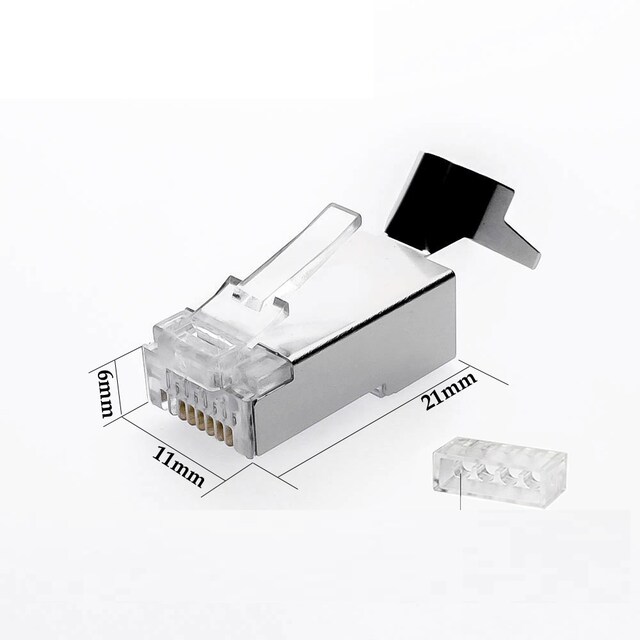 CAT 7 CAT7 FTP RJ45 Ethernet Konnektör