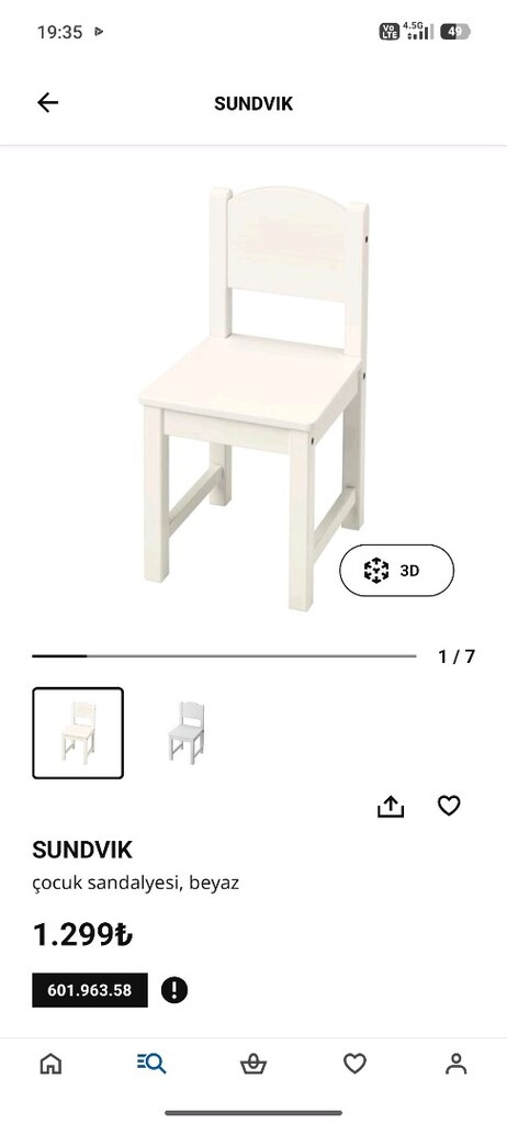 Ikea masa sandalye - 3