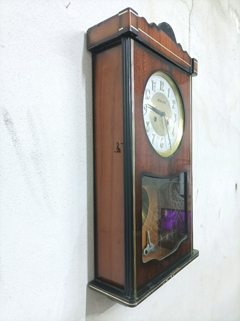 HISLON SARKAÇLI KURMALI DUVAR SAATİ. - 5