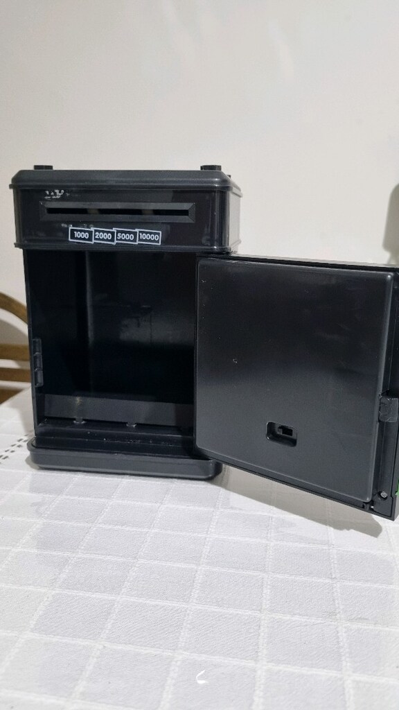 welcomein Elektronik Çocuk Atm Şifreli Otomatik Kağıt Para Alan Kasa - 2