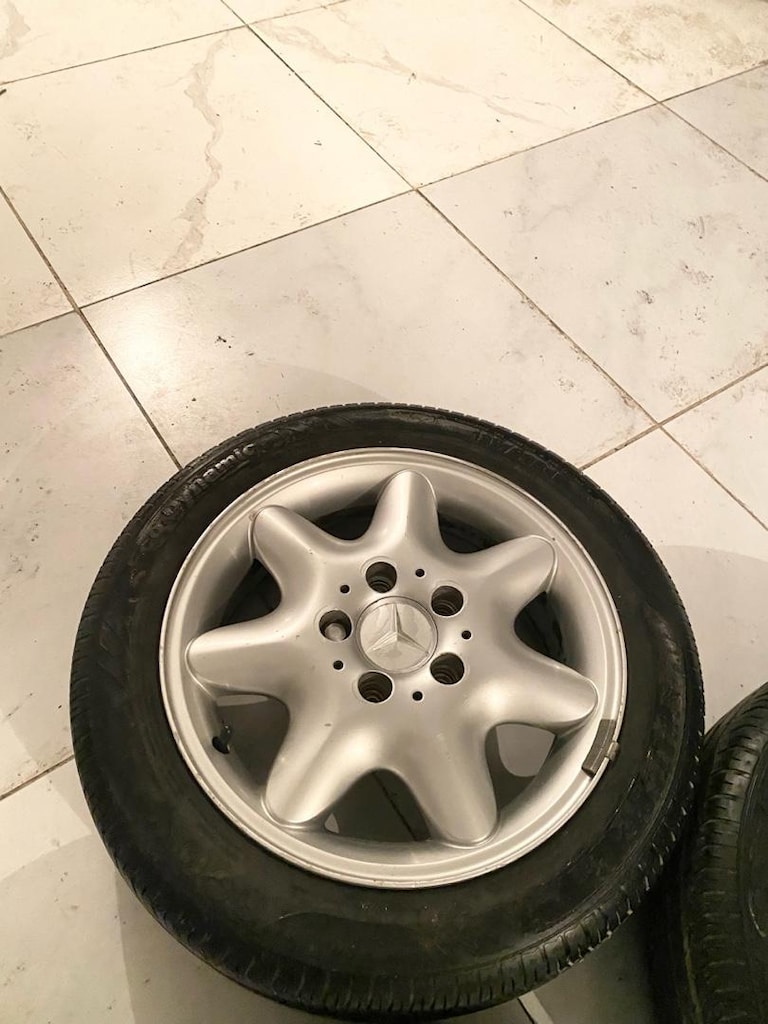 15 inc 5x112 mercedes çelik jant lastik takımı - 5