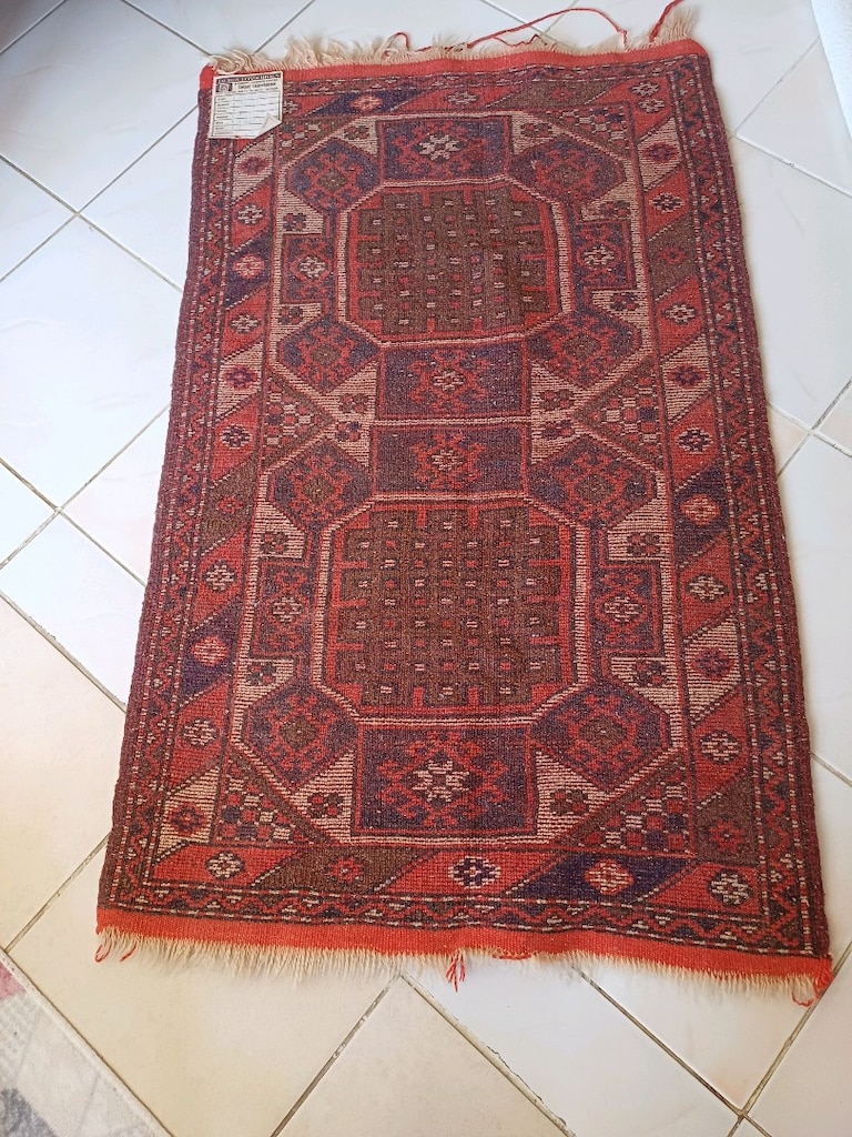 El Dokuma Antika Halı - 5