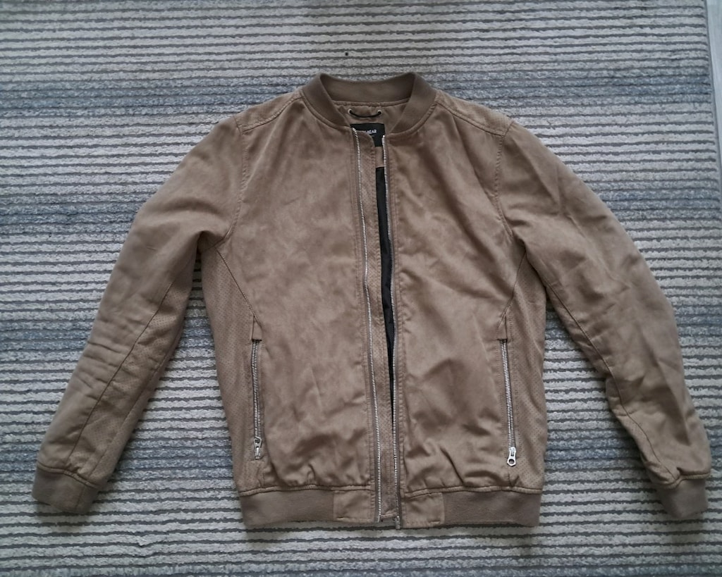 Pull&Bear Süet Mevsimlik Mont