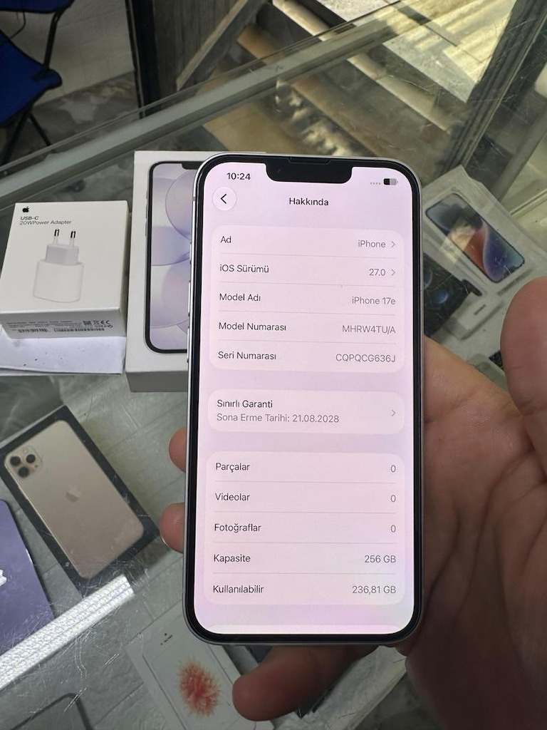 MÜHENDİSCELLDEN YURTİÇİ İPHONE 17E 256 GB 1.5 AYLIK HATASIZ - 5