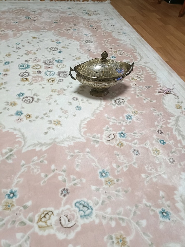 Dekoratif pirinç üfleme cam şekerlik. lokumluk çikolatalık - 4