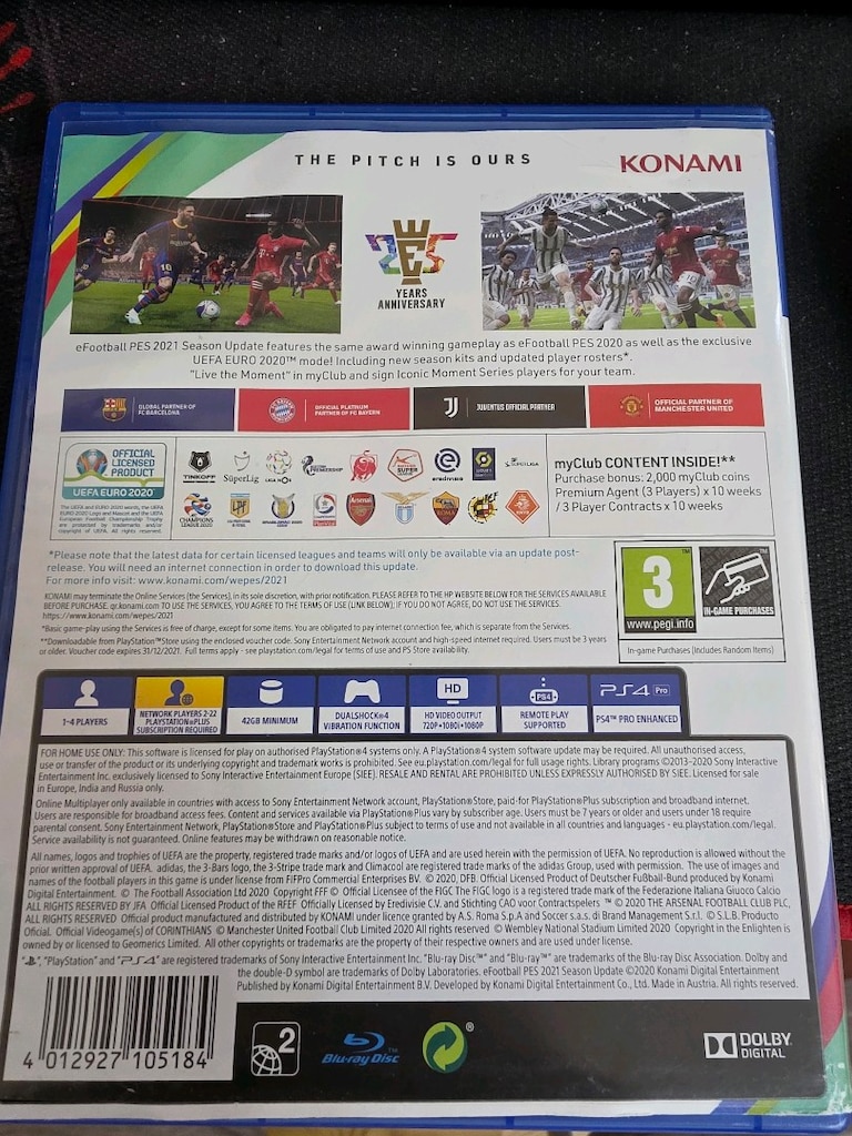 PS4 ve ps5 pes21 tertemizdir son 1 adet - 2