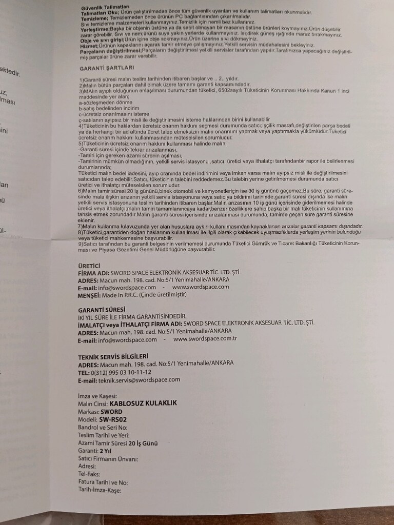 2 YIL GARANTİLİ hiç Kullanılmamış sıfır Bluetooth kulaklık - 3