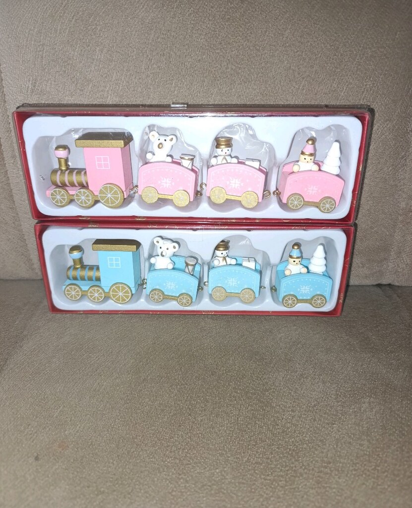 ahşap yılbaşı noel treni - 2