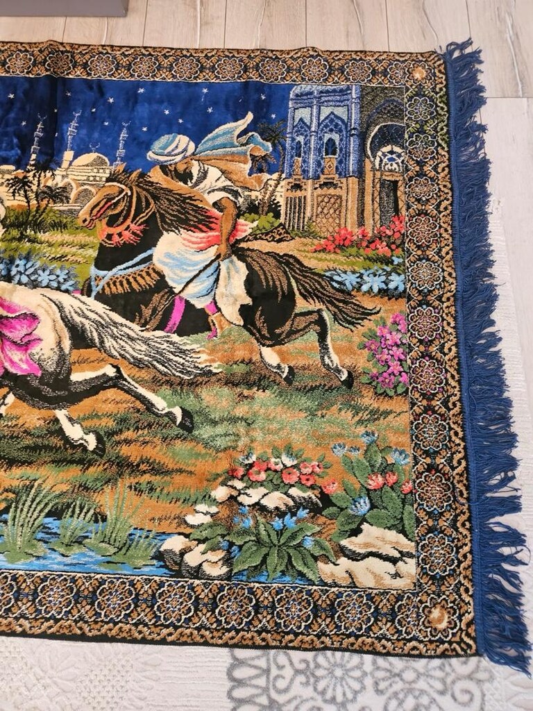 antika dekoratif duvar halısı - 4