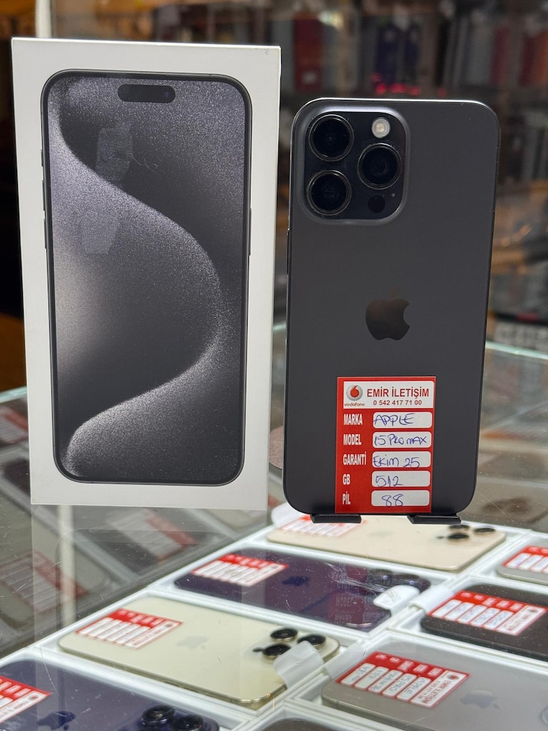 15 pro max 512 gb sıfırdan farksız orjinal takasa açık - 10