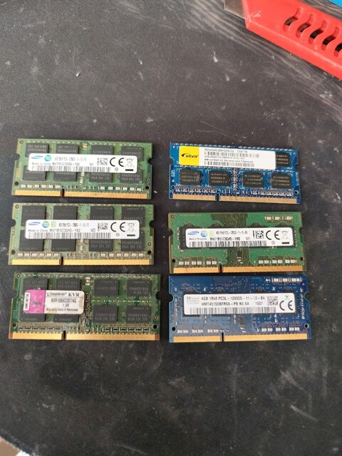 6 Tane DDR3 Ram ( 8 GB + 4 GB ) Arızalı Sorunlu