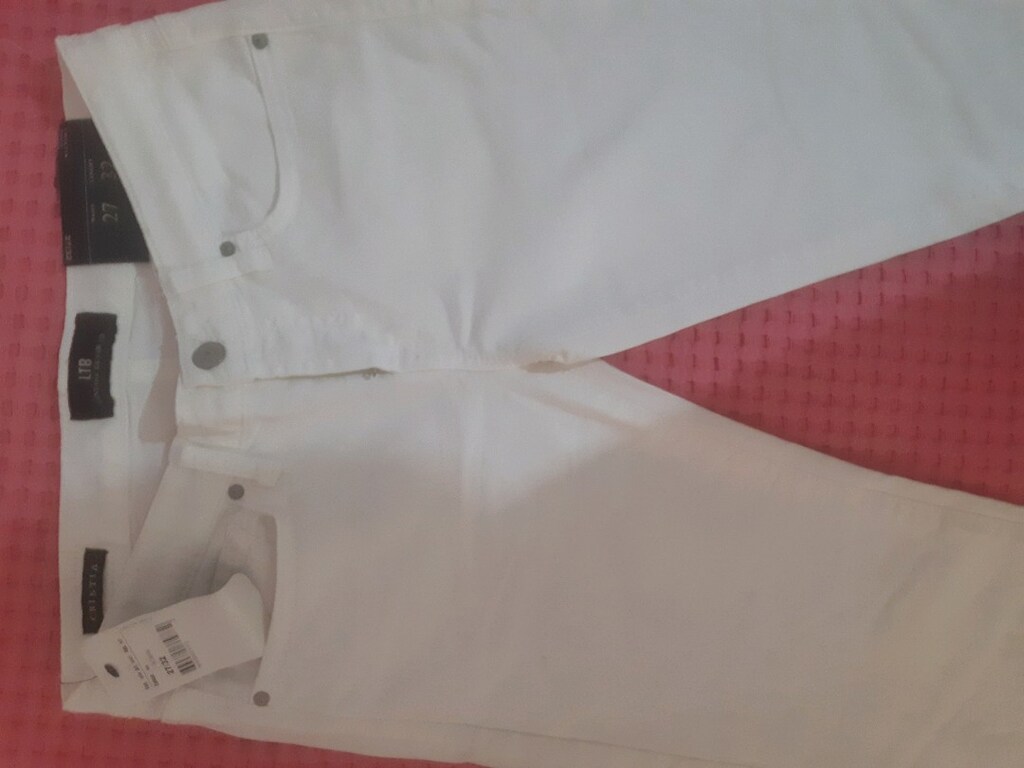 LTB marka kadın beyaz jean etiketi üzerinde - 2