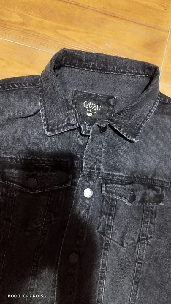 #quzu ünlü marka Kot ceket mont  Eni 50 Boyu 63Piyasası 2000 TLdir.??? - 4