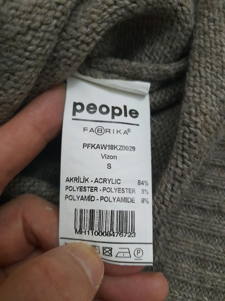 People Fabrika Boğazlı Erkek Kazak - 4