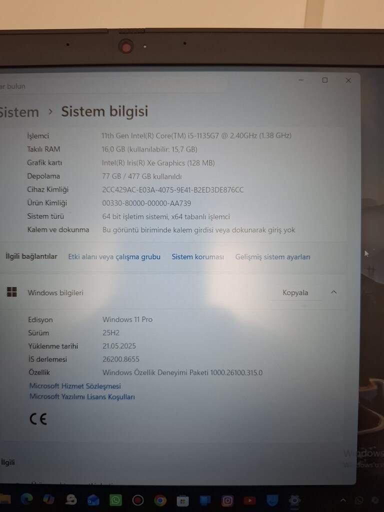 Dell latitude 3520 intel core i5 16 gb - 7