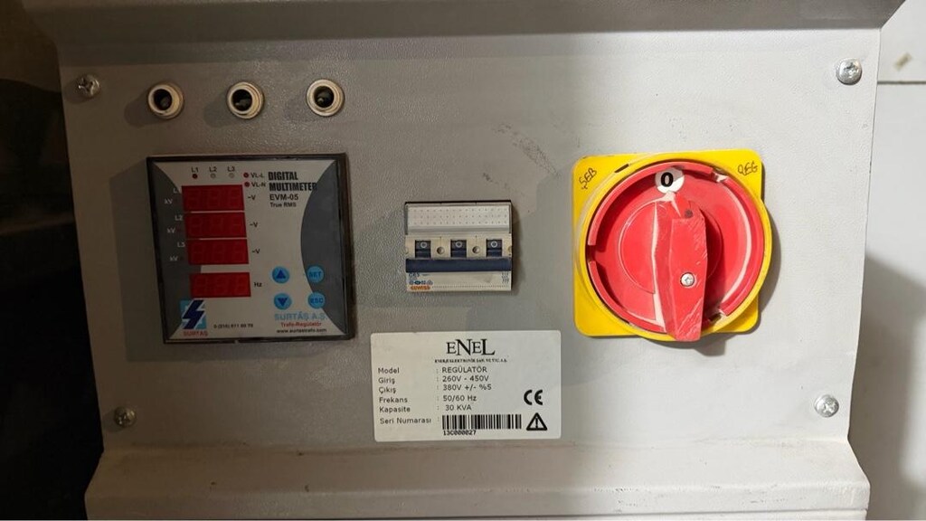380V Trifaze Regülatör 30KVA Temiz Ürün - 3