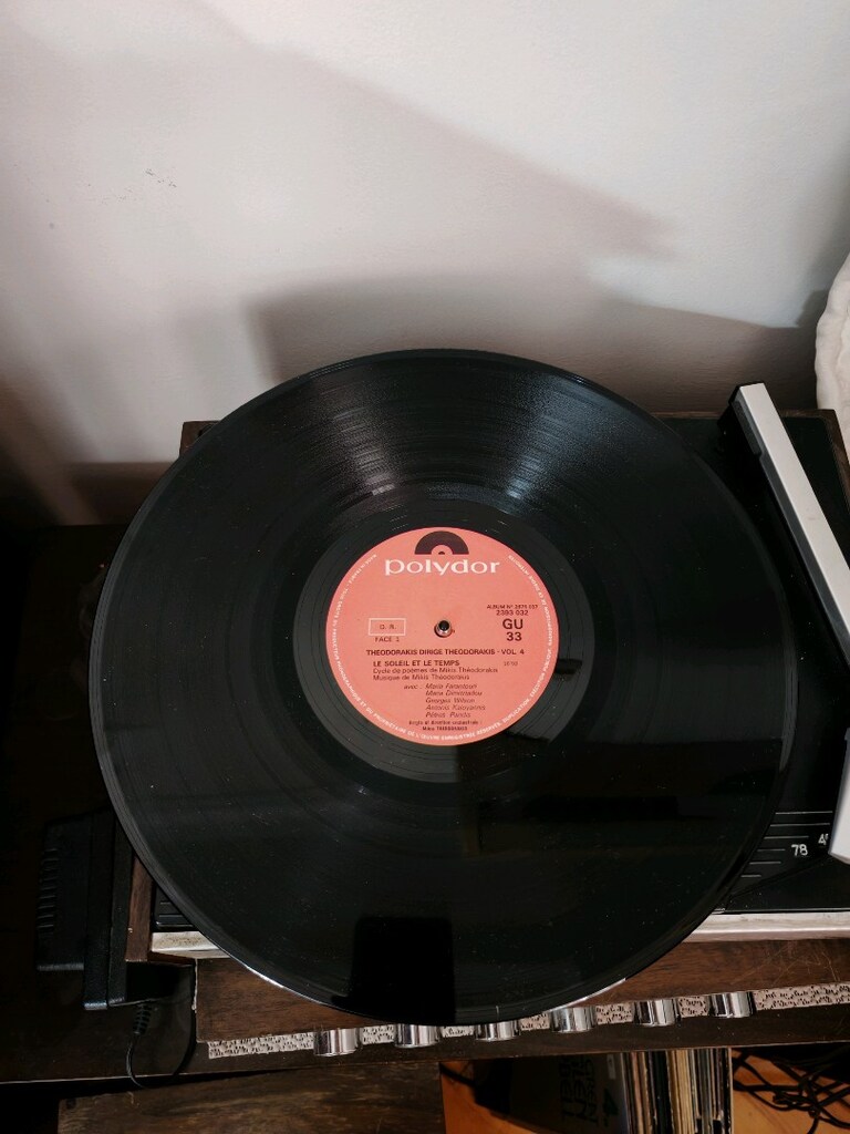 Theodorakis Le Soleil Et Le Temps Lp - 8