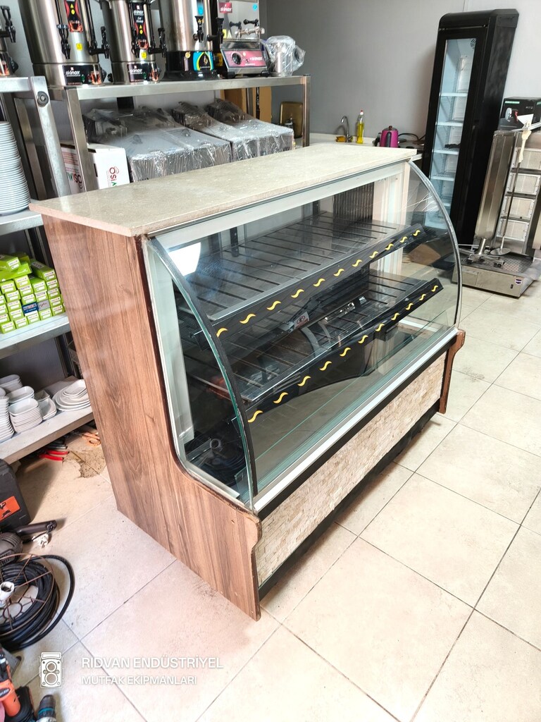 Meze dolabı kebap dolabı çikolata pasta teşhir vitrin soğutucu dolap - 11