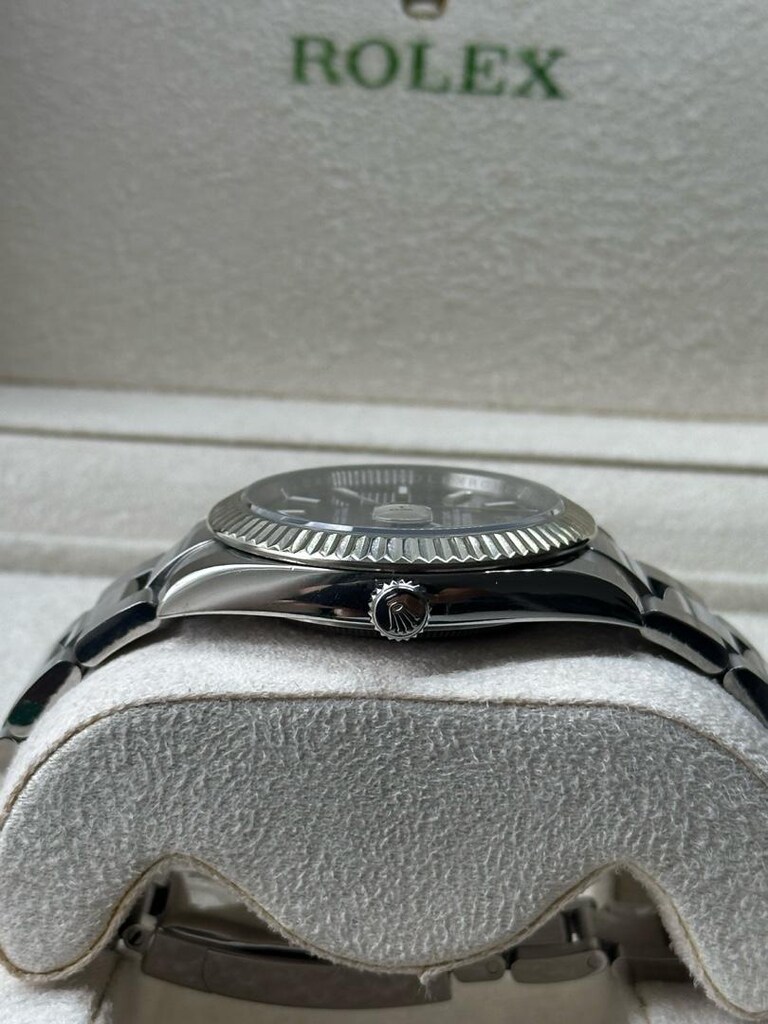 ROLEX DATEJUST RHODIUM 3135 ETA - 3