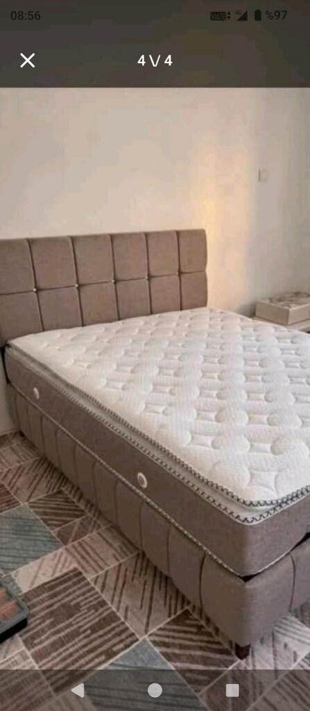 çift kişilik yatak baza başlık - 2