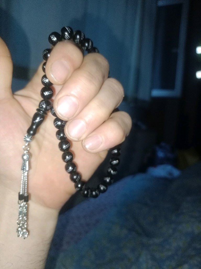 oltu tesbih işlemeli