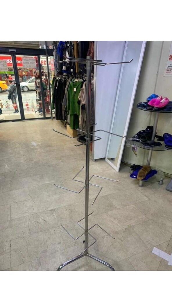 Metal tel askı stant - 2