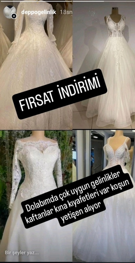 MALİYETİNE MODEL GELİNLİK