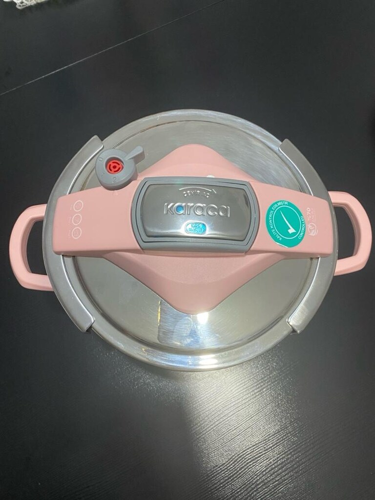 Karaca Perfect Pink 2 Adet Düdüklü Tencere Seti Paslanmaz Çelik Sıfır - 2