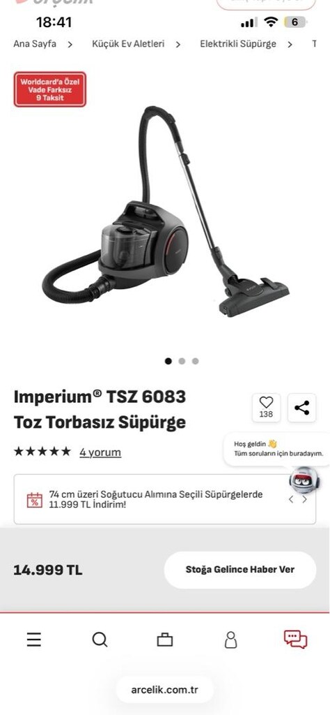 elektrikli süpürge - 12