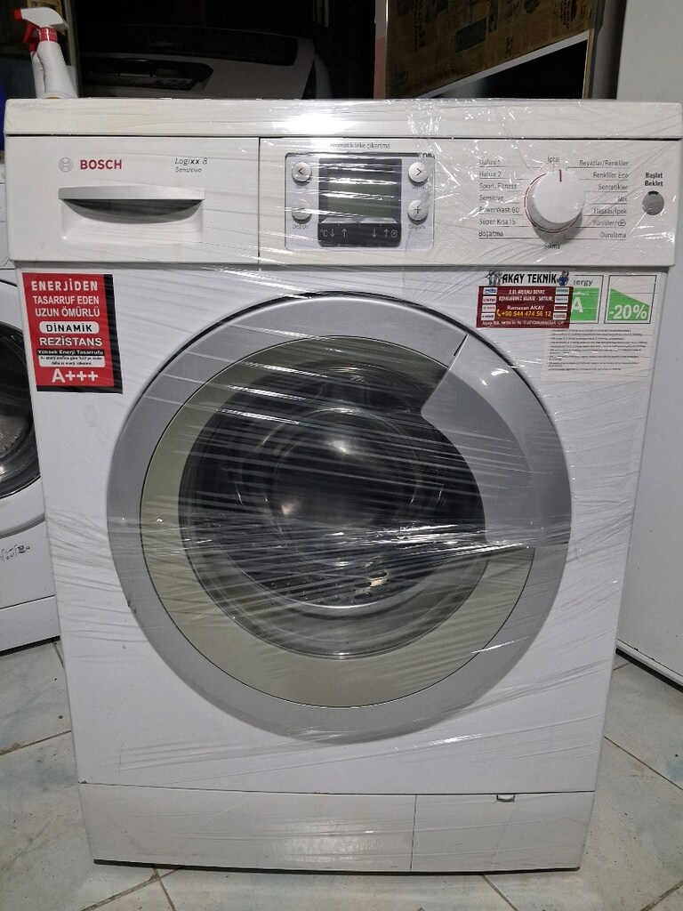 BOSH 8KG DİJİTAL DOKUNMATİK SAĞLAM SORUNSUZ TERTEMİZ MAKINA - 2