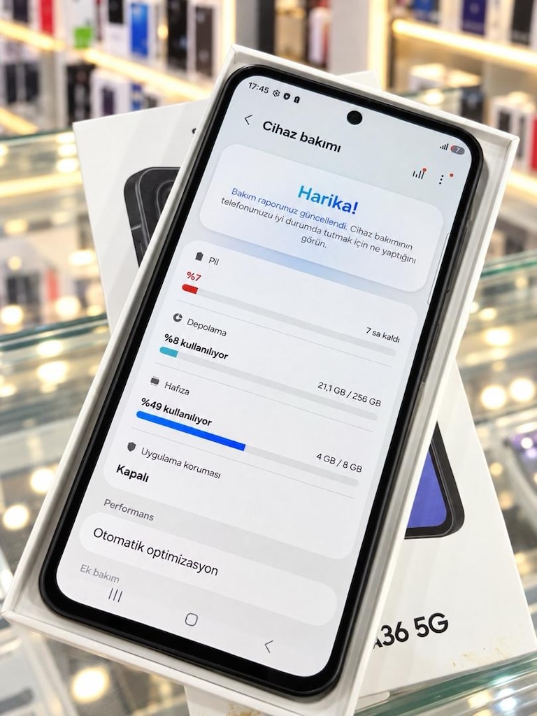 SAMSUNG A36 5G 256/8 GB TR ORJINAL 17 AY GARANTİLİ HATASIZ KUSURSUZ - 5