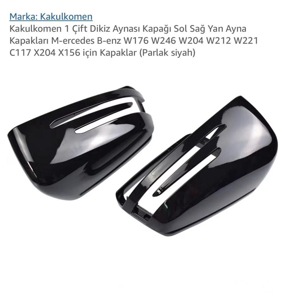 MERCEDES KAYAR LEDLİ YAN AYNA SAĞ-SOL KAPAKLARI * Donanım: Mercedes - 7