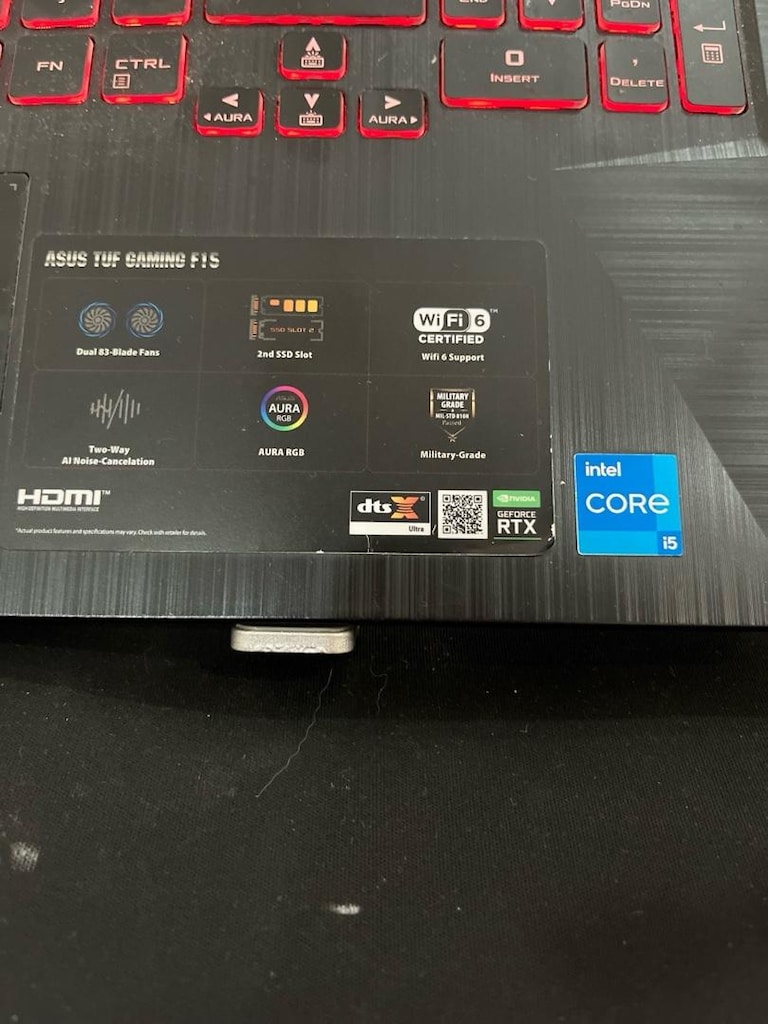 Asus Tuf Gaming F15 Laptop - 8